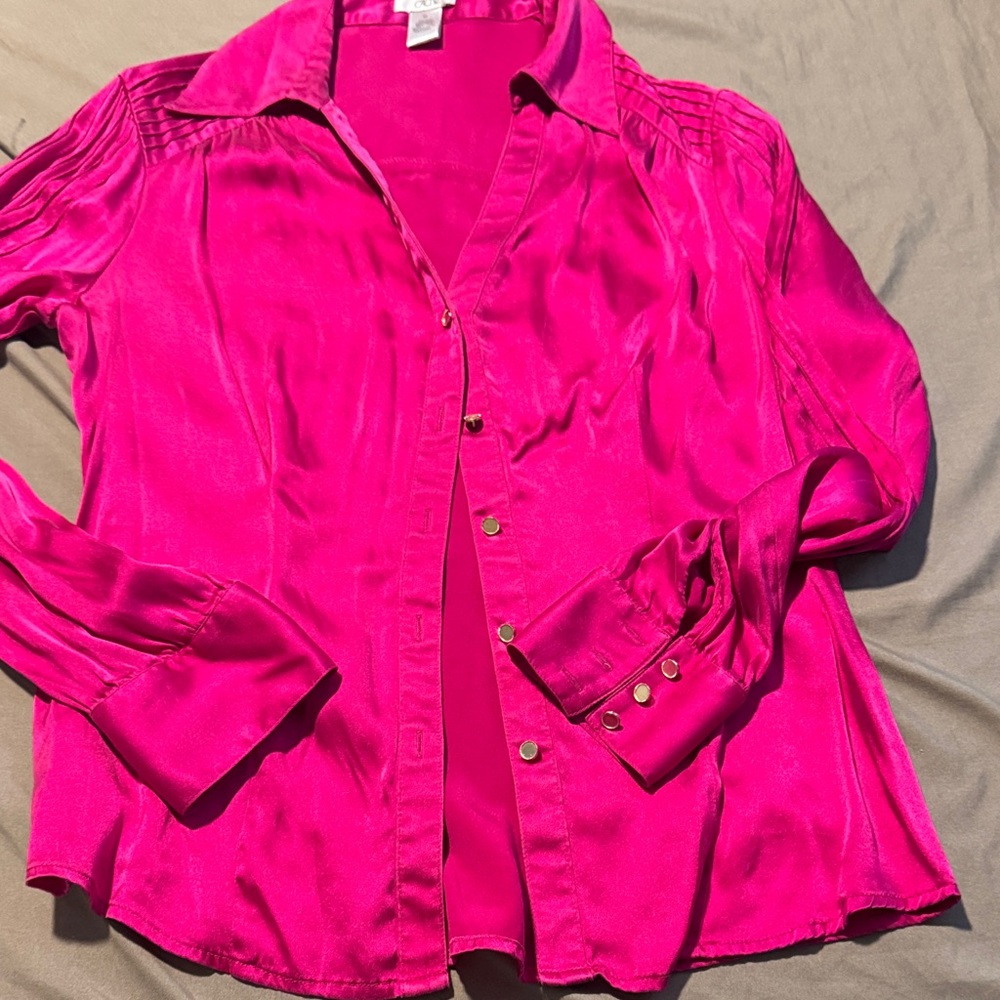 Cache Women's Long Sleeve Top - Vibrant Pink